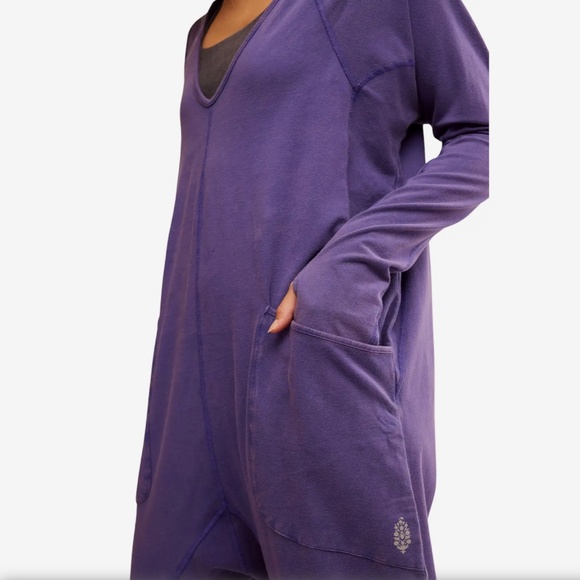 FP Movement by FP Hot Shot Hooded L/S Onesie in Dark Amethyst in Various NWT - Picture 4 of 5
